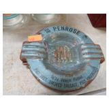 VINTAGE METAL ADVT ASHTRAYS
