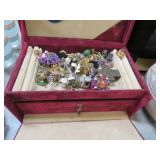 COSTUME JEWELRY & BOX