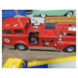 BUDDY L TEXACO FIRETRUCK -- MISSING SOME PARTS