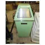 VINTAGE AIR-SAN FLAT BACK TRASH CAN