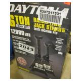 (NIB) 2PK- 6 TON JACK STANDS