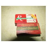 2-- PARTIAL BXS 22 SHORT AMMO