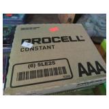 6 -  24 pks AAA BATTERIES -- MARCH 2034