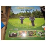 SOLAR POWERED MOLE REPELLENT