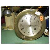SALEM SHIP BELL CLOCK -- NO KEY UNTESTED