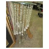 CRYSTAL PRYSM CANDLE PLANT STAND