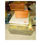 JEWELRY BOXES & SOME CONTENTS