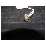 URN CHARM MARKED STERLING SILVER