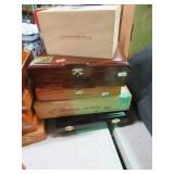 5-- WOODEN CIGAR BOXES