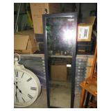 BEHIND DOOR MIRROR /JEWELRY CASE & COSTUME JEWELRY