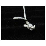 MICKEY MOUSE CHARM MARKED STERLING SILVER