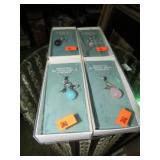4-- GEMSTONE GUARDIAN ANGEL PENDANTS