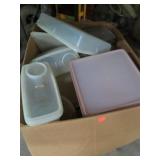 BOX -- ASSORTED TUPPERWARE