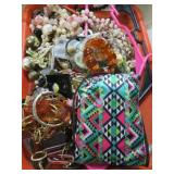 TRAY LOT -- COSTUME JEWELRY