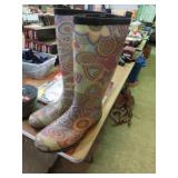 PAIR-- RUBBER BOOTS - 9