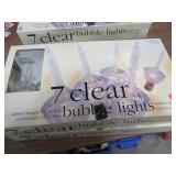 2-- 7pc SETS CHRISTMAS BUBBLER LIGHTS