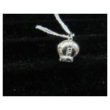 TWEETY BIRD CHARM MARKED STERLING SILVER