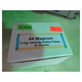 20-- 44 MAGNUM 210 GR SILVERTIP HP AMMO
