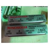 10-- 12ga 3" #1 BUCK SHOT SHELLS