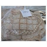 4pc-- ANTIQUE STAR PATTERN CROCHET PIECES