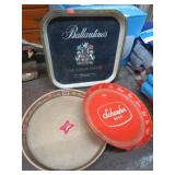 SHAEFER, MILLER & BALLENTINE/S BEER TRAYS