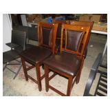 4-- BAR HEIGHT CHAIRS