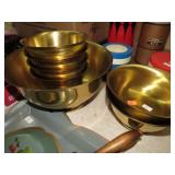 BRASS BOWLS COLONY METALSMITHS, GLOUCESTER VA