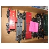 AMERICAN FLYER MODEL TRAIN ENGINE & CARS