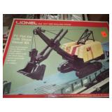 LIONEL 027 FLAT CAR & STEAM SHOVEL