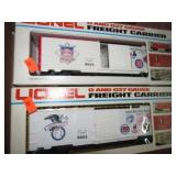 2-- (NIB) LIONEL "O" GAUGE FREIGHT CARS