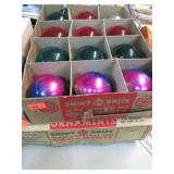 VINTAGE GLASS CHRISTMAS ORNAMENTS