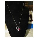 STERLING SILVER HEART NECKLACE