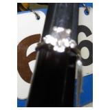 STERLING SILVER RING W/ STONES --SZ 8