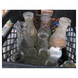 ASSORTED OLD MILK BOTTLES