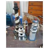 LIGHT HOUSE BIRD FEEDER / DECOR