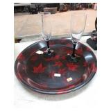 OCCUPIED JAPAN SERVING TRAY