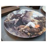 GERMAN HUNTING SCENE PLATE