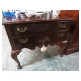 ETHAN ALLEN MAHOGANY LOWBOY CHEST
