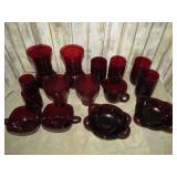 RUBY RED GLASSWARE