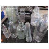 ASSORTED OLD BOTTLES