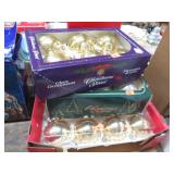 GLASS CHRISTMAS ORNAMENTS