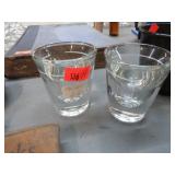 2-- SHOT GLASSES