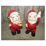PAIR-- VINTAGE SANTA CLAUS FIGURES