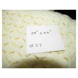 34" X 44" CROCHETED BLANKET
