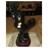 METAL ROOSTER FIGURE
