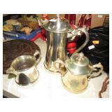 1935 QUADRUPLE SILVERPLATE TEA SET