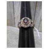 STERLING SILVER RING -- 6 1/2
