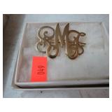 MONGRAM BROOCH -- LWS