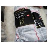 2-- FLANNEL THROW BLANKET