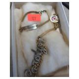 CAROLYN PIN BHRACELET & BAPTIST PIN